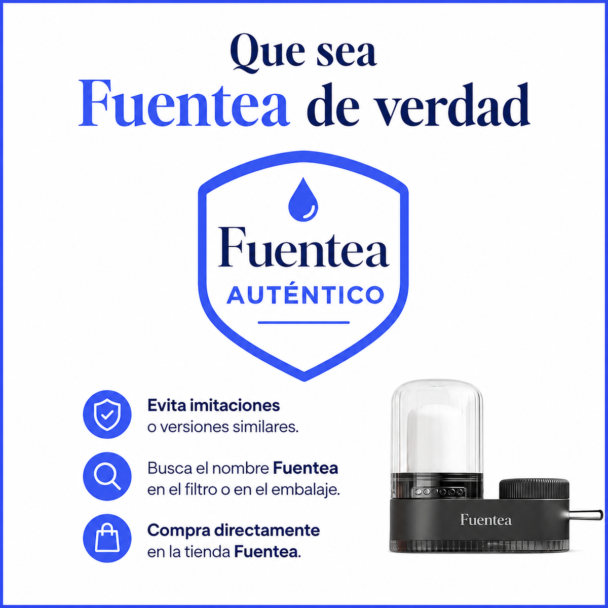Fuentea Filtro de agua para grifo